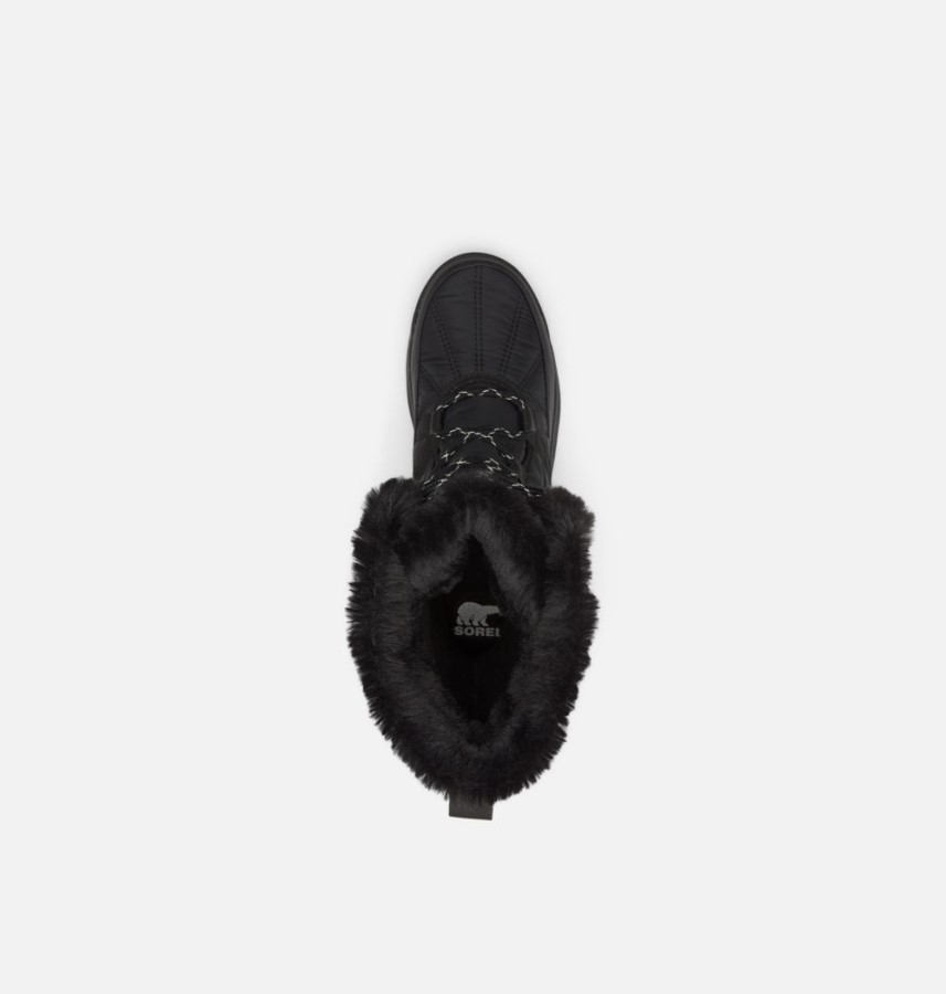 Women's Whitney Ii Tall Lace Boot Black Sorel Australia