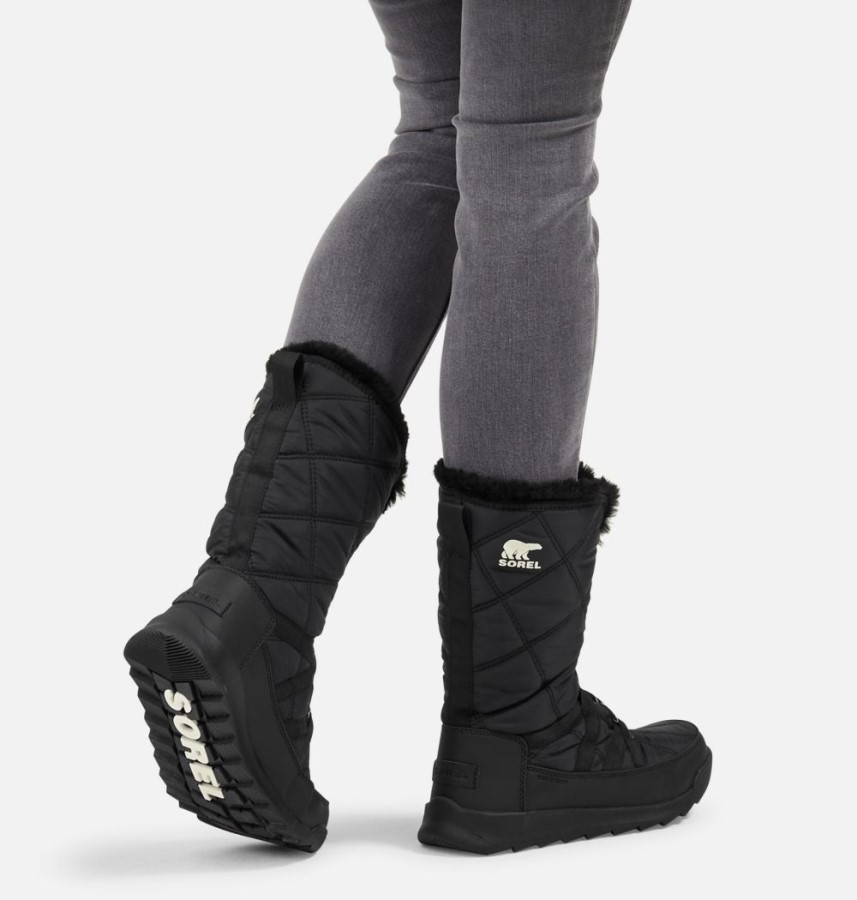 Women's Whitney Ii Tall Lace Boot Black Sorel Australia