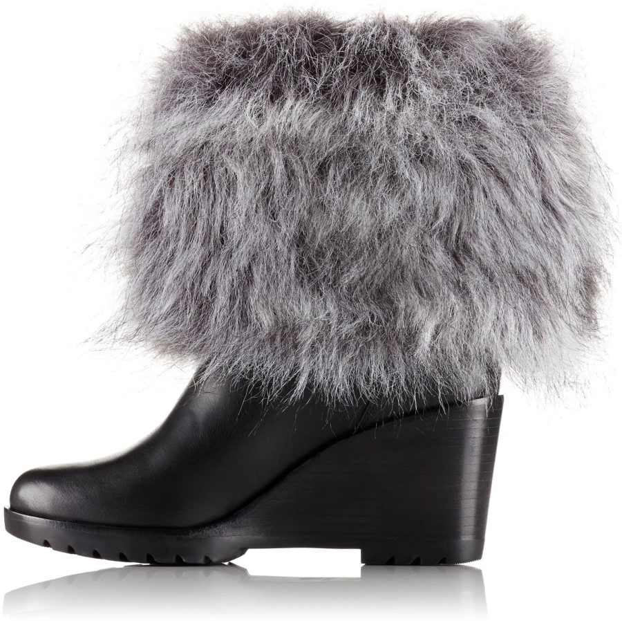 Women's Winter Boot Boot Nl2079-052 Glacy Explorer Shortie Lined Black Sorel Australia