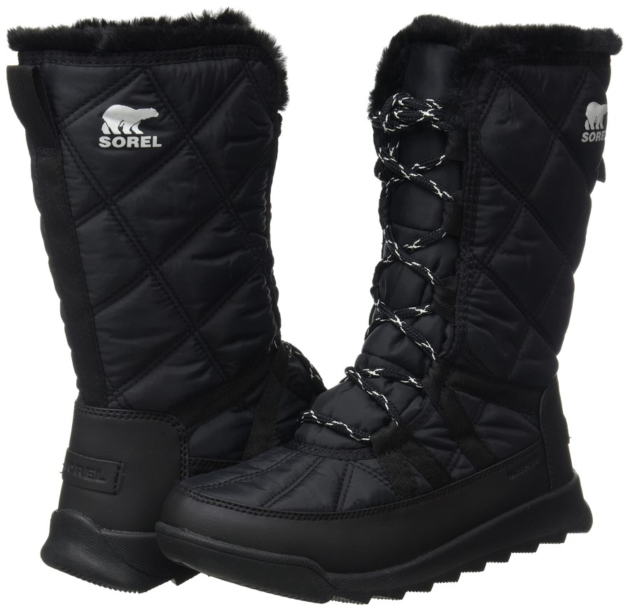 Women's Winter Boots Whitney Ii Tall Lace Wp Sorel Australia Black