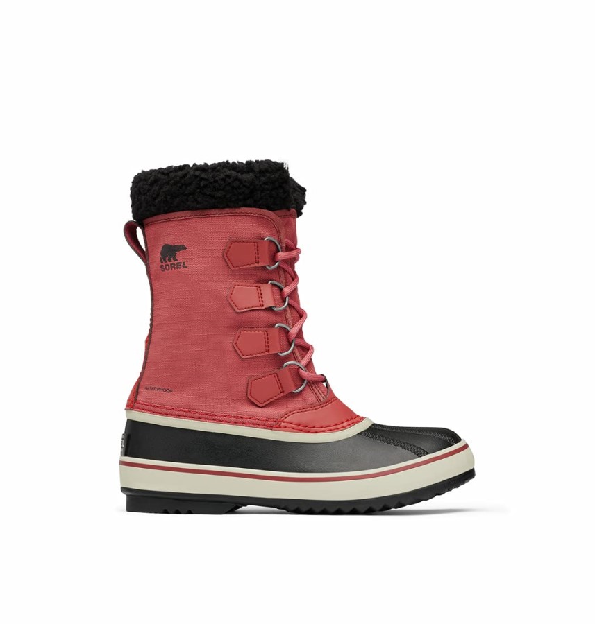 Women's Winter Carnival Snow Boots Sorel Australia Rose Dust Black