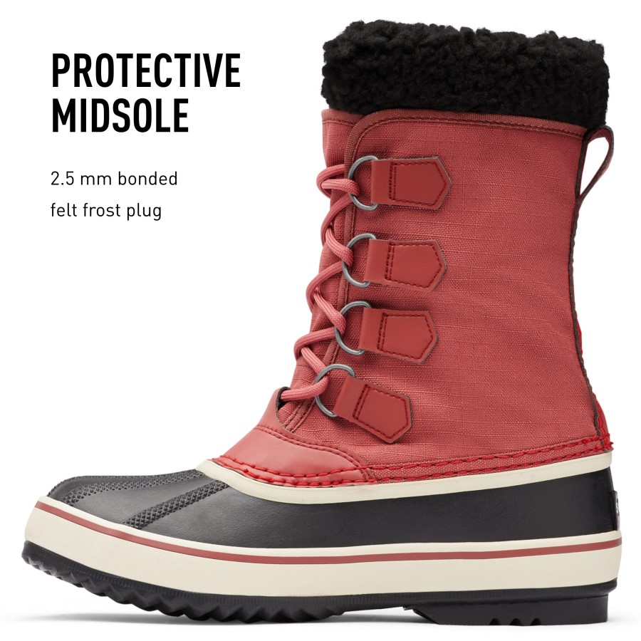 Women's Winter Carnival Snow Boots Sorel Australia Rose Dust Black