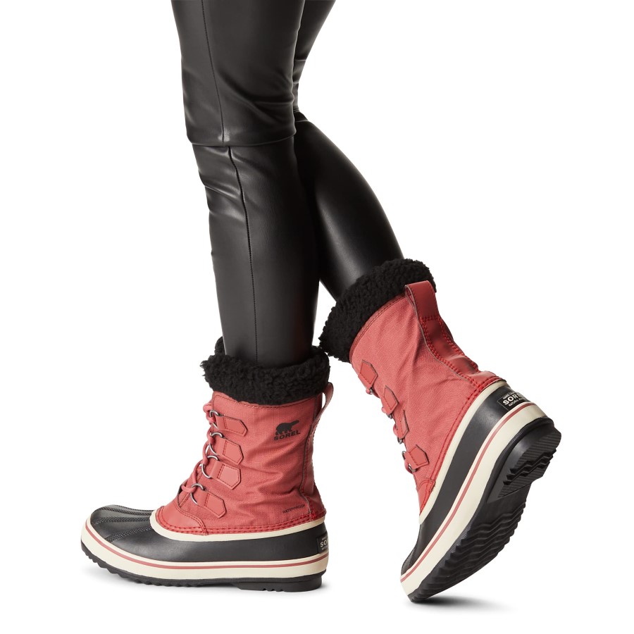 Women's Winter Carnival Snow Boots Sorel Australia Rose Dust Black