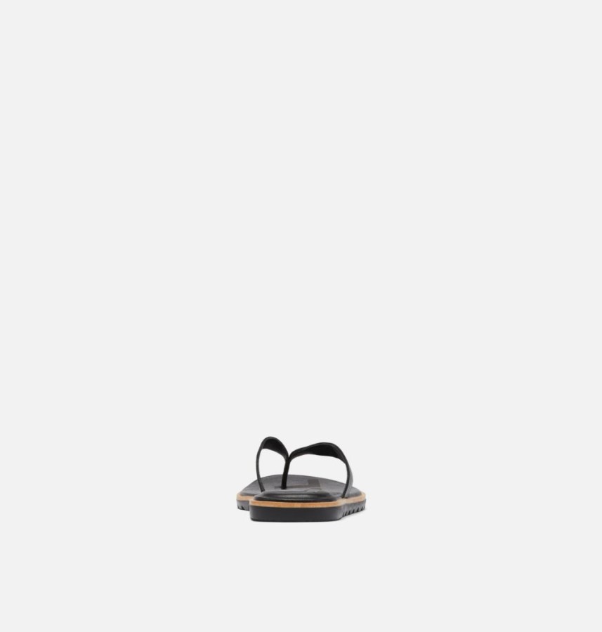 Womens Ella Ii Flip Sandal Sorel Australia Black-Sea Salt