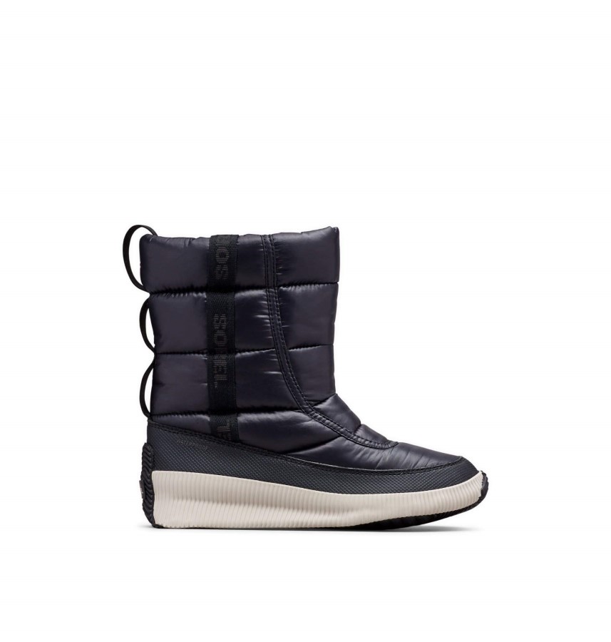 Womens Out 'N About Puffy Mid Sorel Australia Black