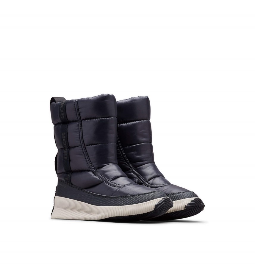 Womens Out 'N About Puffy Mid Sorel Australia Black