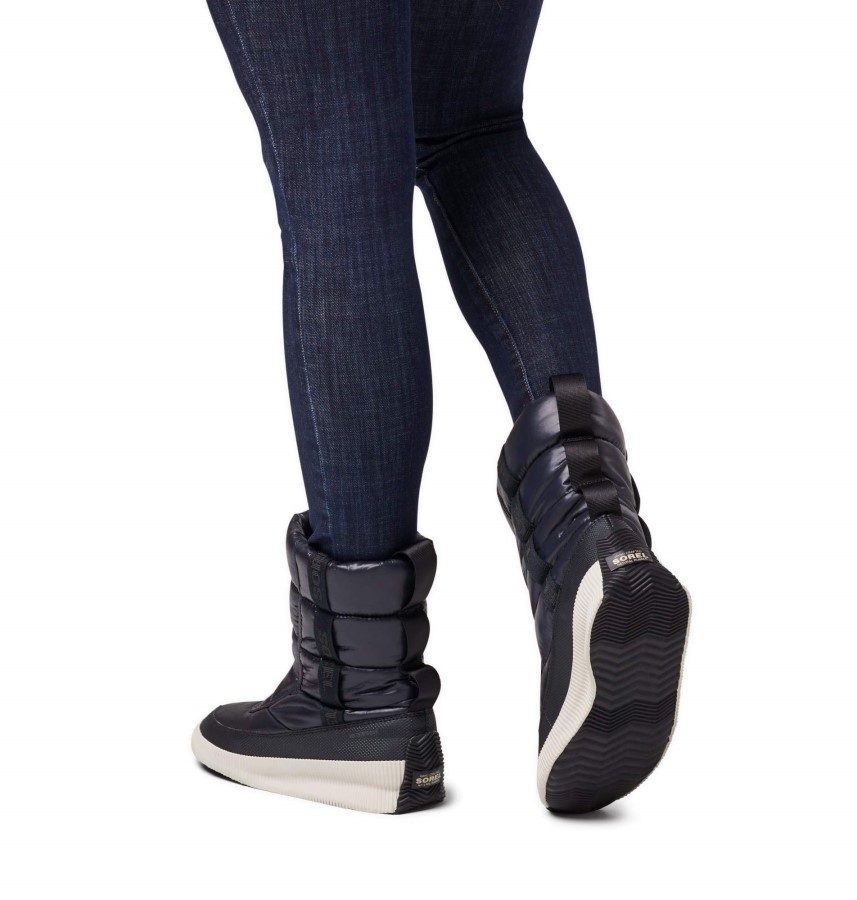 Womens Out 'N About Puffy Mid Sorel Australia Black