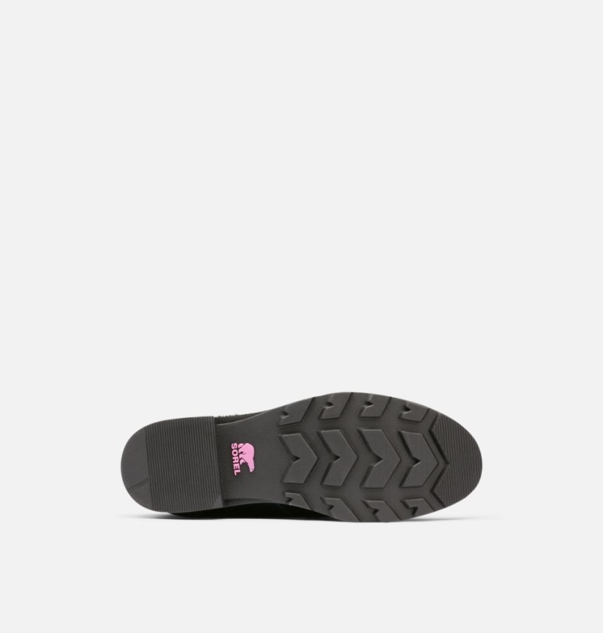 Youth Emelie Lace Bootie Black-Bright Lavender Sorel Australia