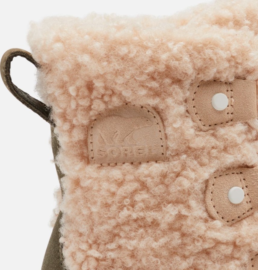 Youth Explorer Cozy Boot Nova Sand-Stone Green Sorel Australia