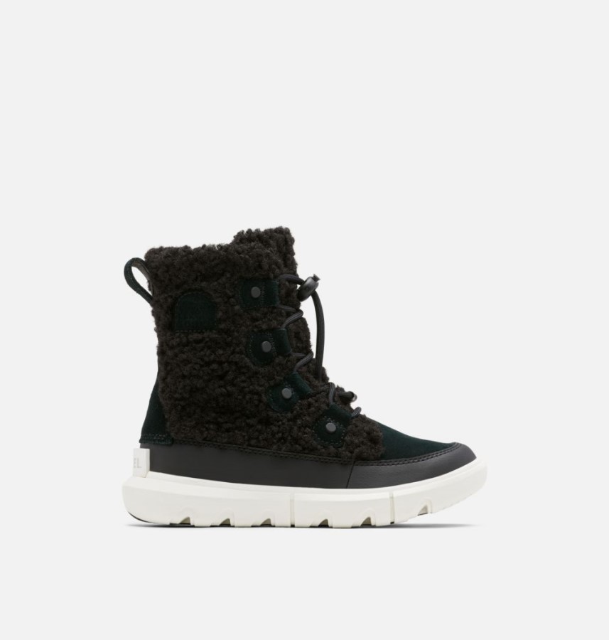 Youth Explorer Cozy Boot Sorel Australia Black-Sea Salt