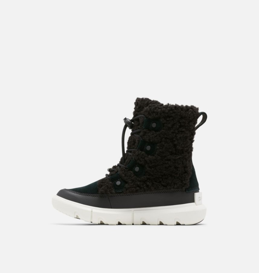 Youth Explorer Cozy Boot Sorel Australia Black-Sea Salt