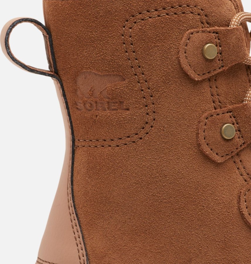 Youth Explorer Lace Winter Boot Velvet Tan-Chalk Sorel Australia