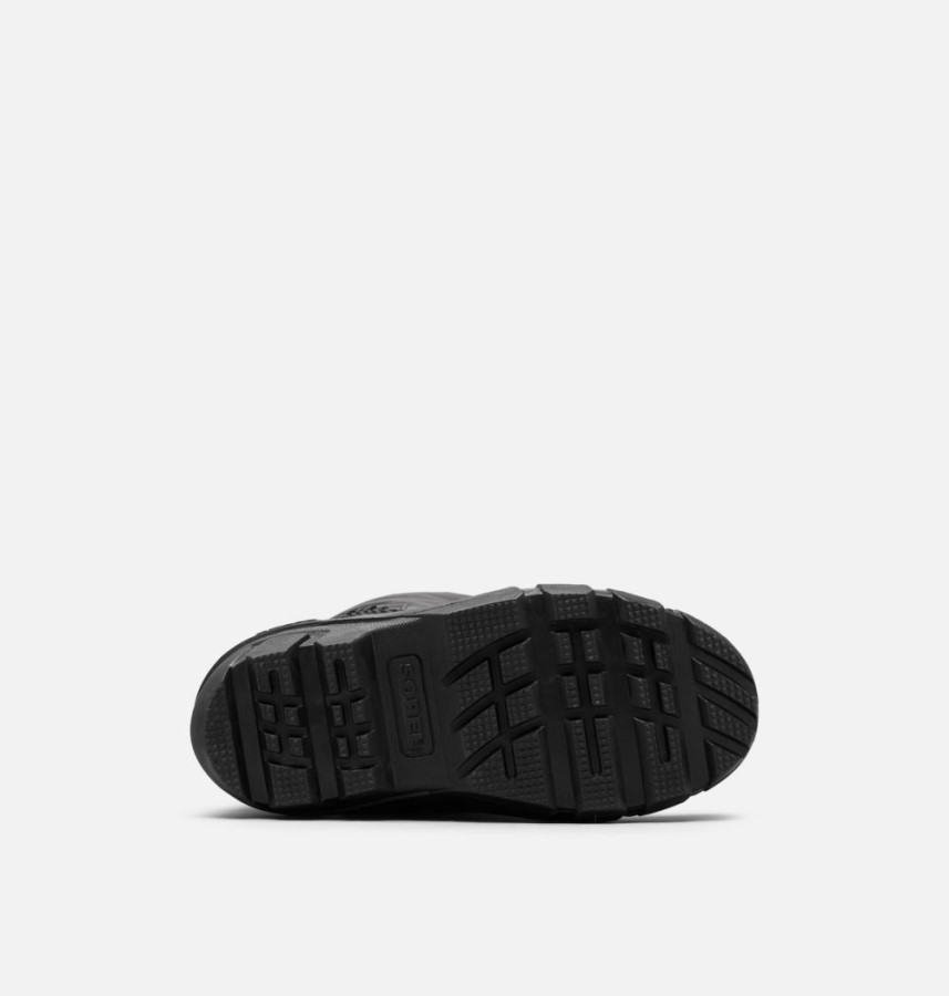 Youth Flurry Boot Black-Bright Red Sorel Australia