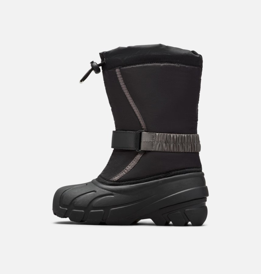 Youth Flurry Boot Sorel Australia Black-City Grey