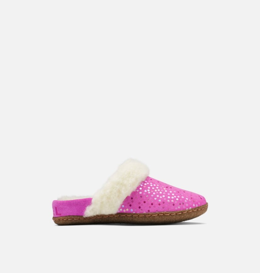 Youth Nakiska Slide Ii Slipper Bright Lavender-Gum 2 Sorel Australia