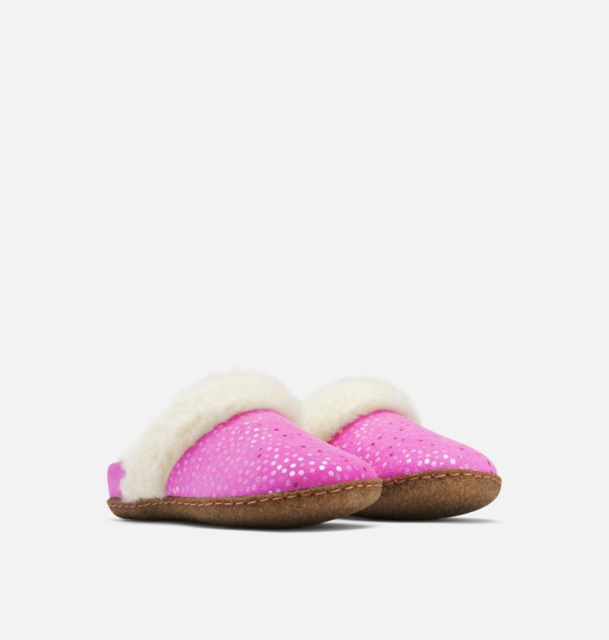 Youth Nakiska Slide Ii Slipper Bright Lavender-Gum 2 Sorel Australia