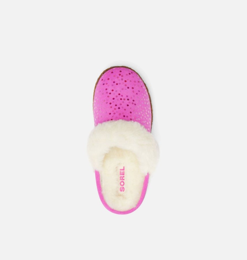 Youth Nakiska Slide Ii Slipper Bright Lavender-Gum 2 Sorel Australia