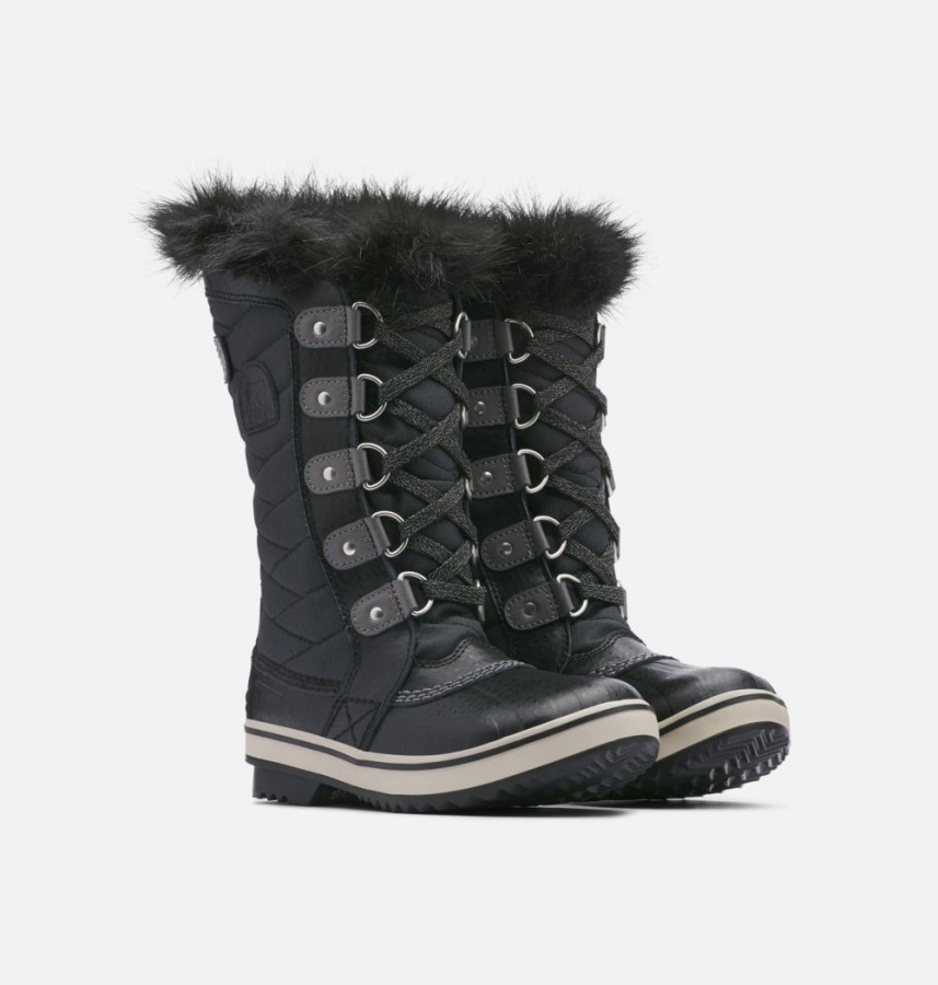 Youth Tofino Ii Boot Black-Quarry Sorel Australia