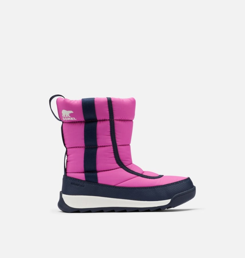 Youth Whitney Ii Puffy Mid Winter Boot Sorel Australia Bright Lavender-Collegiate Navy