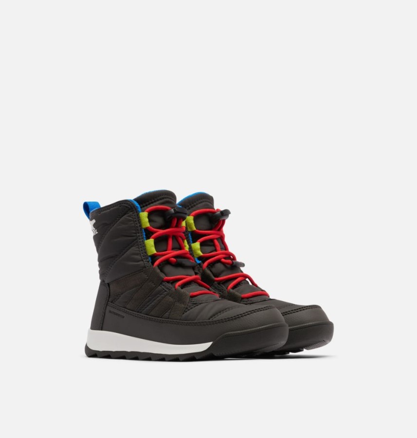 Youth Whitney Ii Short Lace Boot Sorel Australia Jet-Sea Salt
