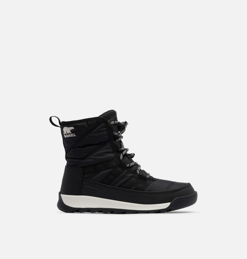 Youth Whitney Ii Short Lace Winter Boot Black Sorel Australia