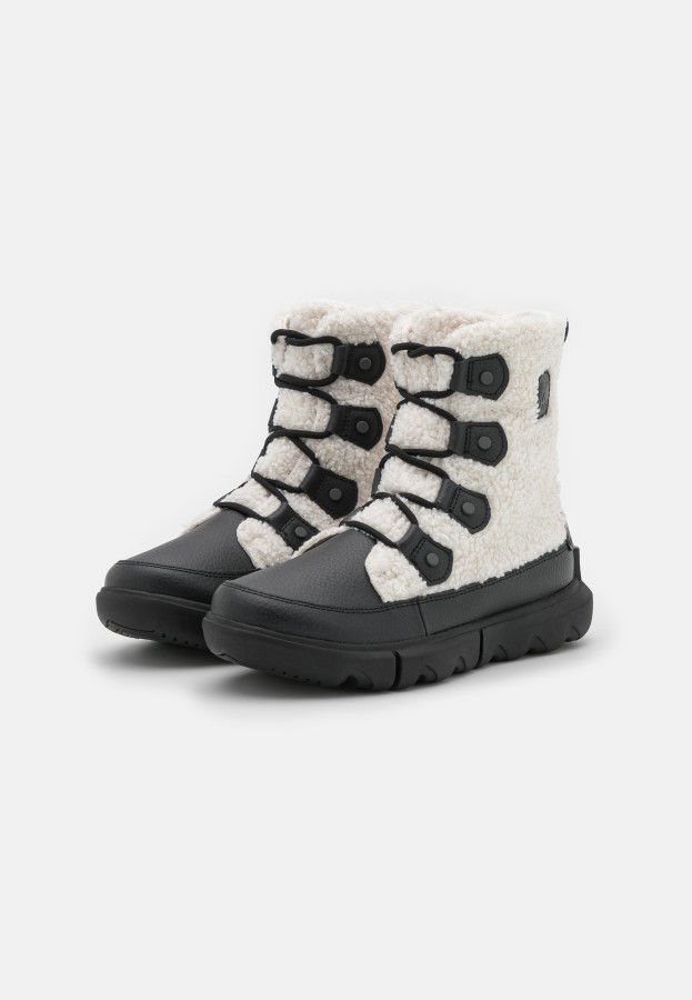 Black/Sea Salt Sorel Australia Explorer Ii Joan Cozy Winter Boots