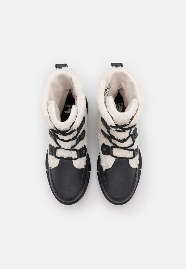 Black/Sea Salt Sorel Australia Explorer Ii Joan Cozy Winter Boots