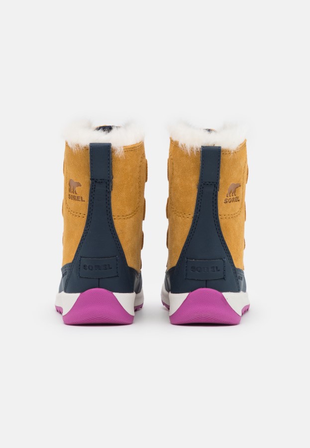 Childrens Whitney Ii Joan Lace Winter Boots Geo Yellow/Collegiate Navy Sorel Australia
