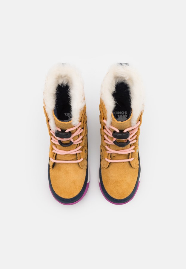Childrens Whitney Ii Joan Lace Winter Boots Geo Yellow/Collegiate Navy Sorel Australia