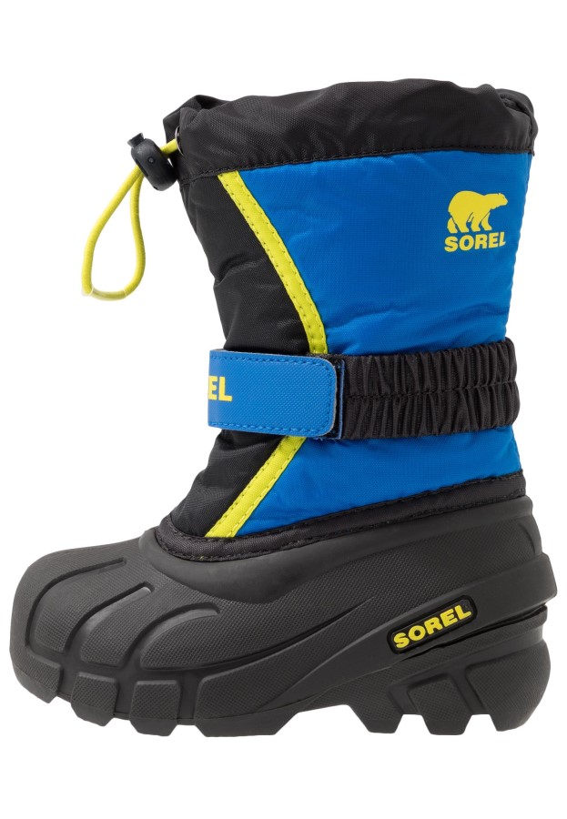 Sorel Australia Youth Flurry Winter Boots Black/Super Blue