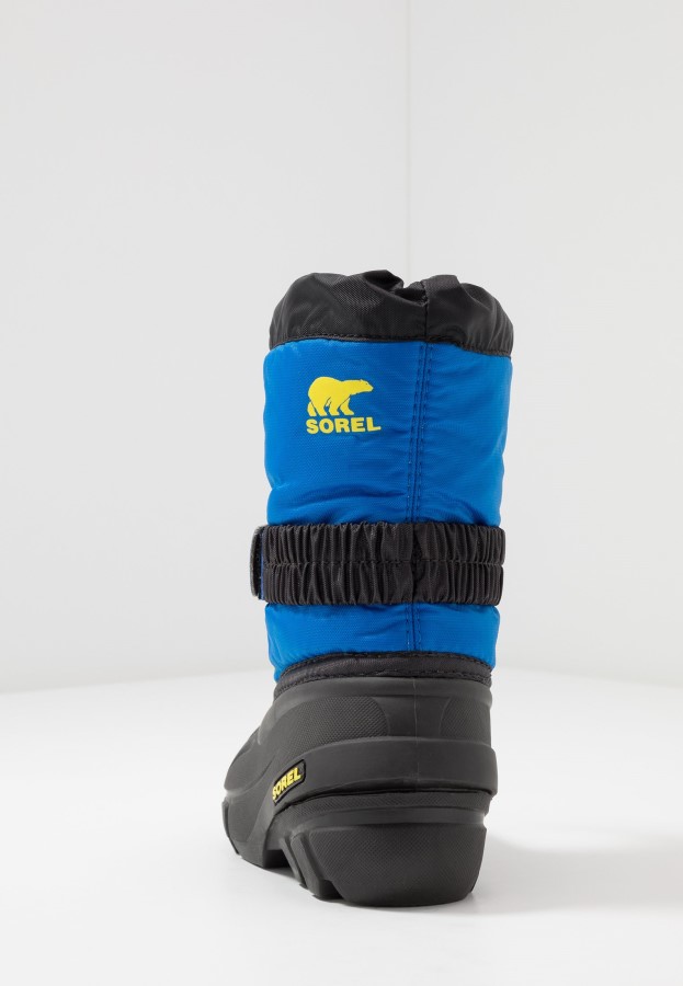 Sorel Australia Youth Flurry Winter Boots Black/Super Blue