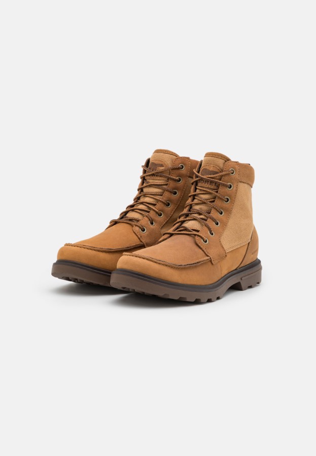 Camel Brown Carson Moc Wp Lace-Up Ankle Boots Sorel Australia