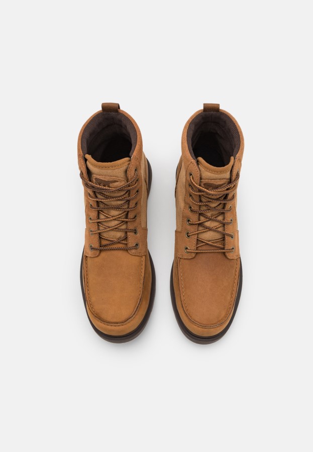 Camel Brown Carson Moc Wp Lace-Up Ankle Boots Sorel Australia