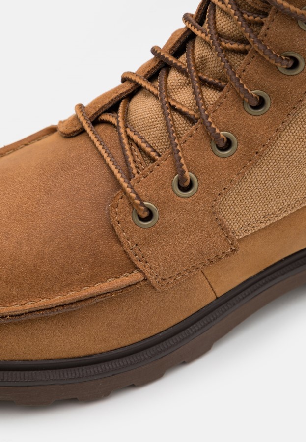 Camel Brown Carson Moc Wp Lace-Up Ankle Boots Sorel Australia