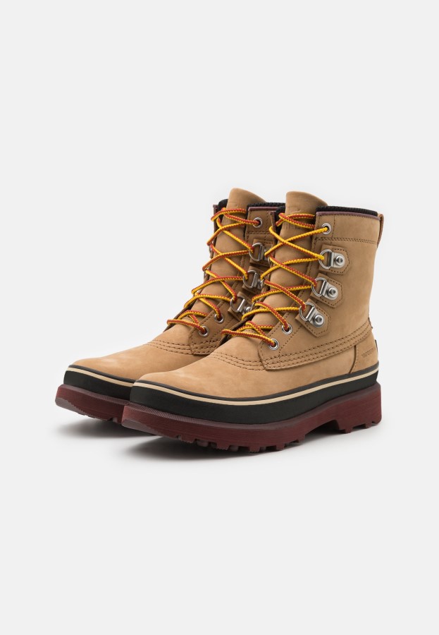 Buff Caribou Street Wp Lace-Up Ankle Boots Sorel Australia