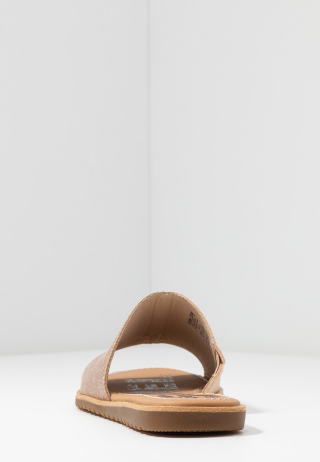 Ella Block Slide Mules Sorel Australia Natural/Tan