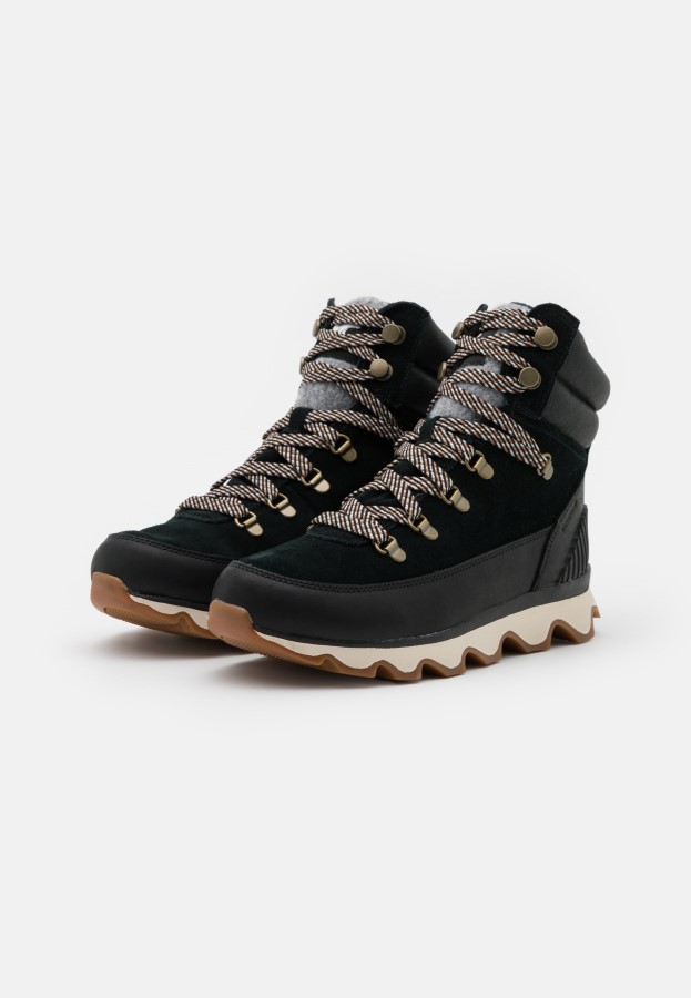 Kinetic Conquest Lace-Up Ankle Boots Sorel Australia Black