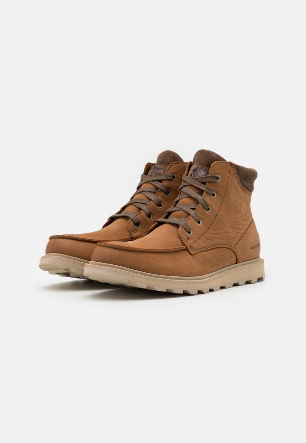 Velvet Tan Sorel Australia Madson Moc Toe Wp Lace-Up Ankle Boots