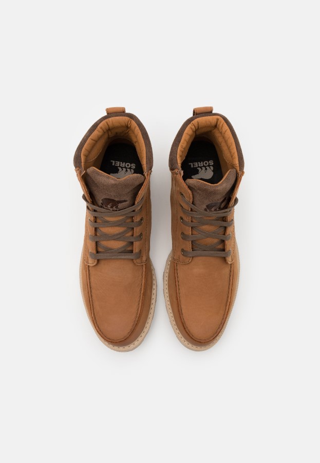 Velvet Tan Sorel Australia Madson Moc Toe Wp Lace-Up Ankle Boots